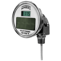 Winters Instruments Solar Digital Bi-Metal Thermometer, THS